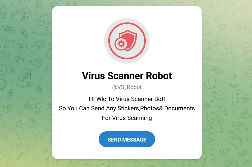 Virus Scanner Robot