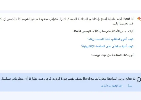 كيفية الاشتراك في GOOGLE BARD